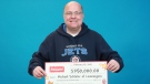 Michael Schlater, 54, won $250,000 on a $10 Instant Cadillac Riches lottery card. 