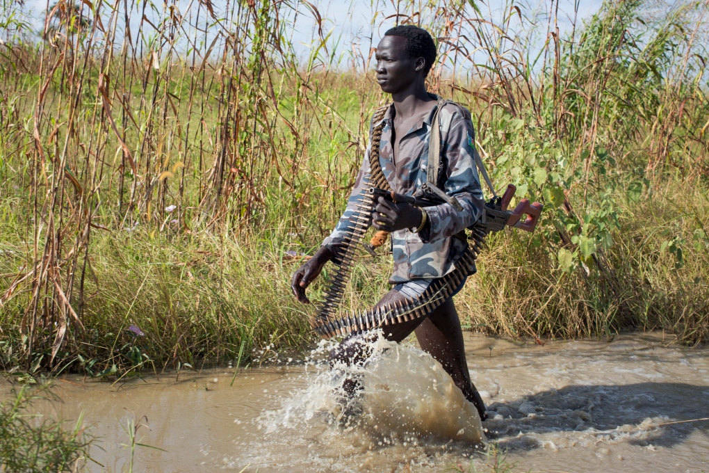 Soldier in South Sudan