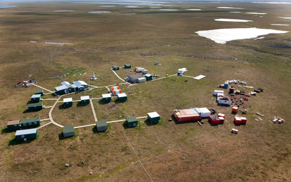 Uranium mining camp in Nunavut