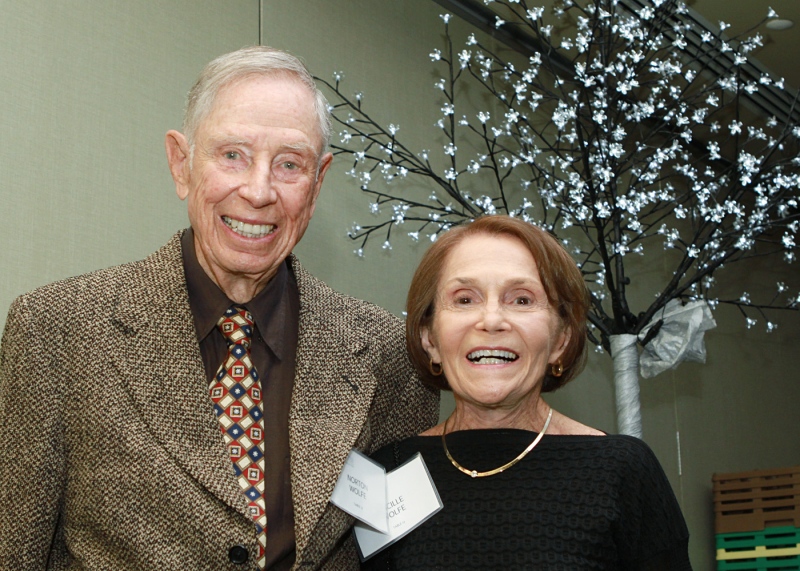 Norton and Lucille Wolf are seen in this undated image.