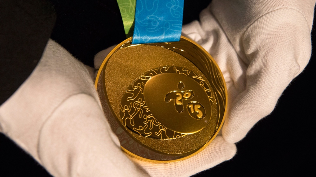 A Toronto 2015 Pan Am Games gold medal