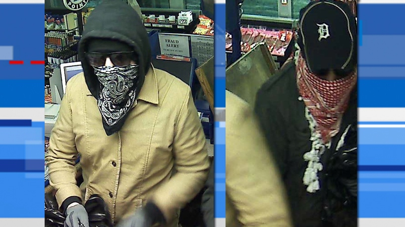 Robbery suspects sought 