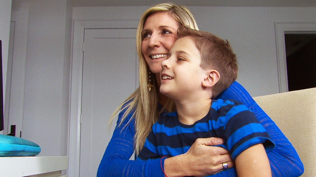  Give a hug campaign for boy with tumour 