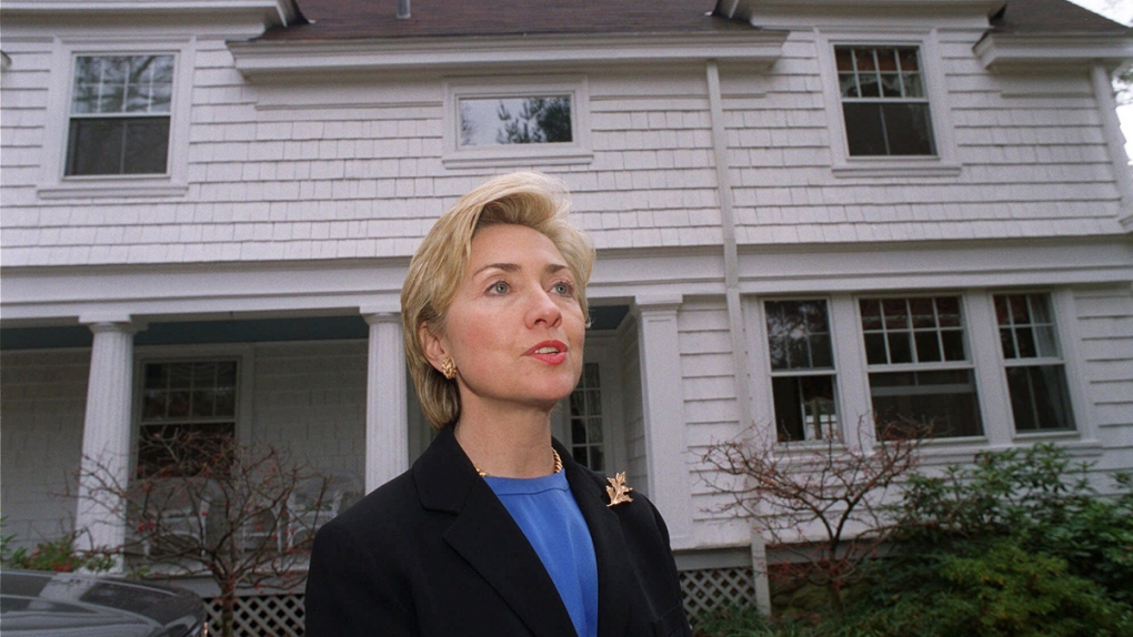 Hillary Rodham Clinton in Chappaqua, N.Y., 1999