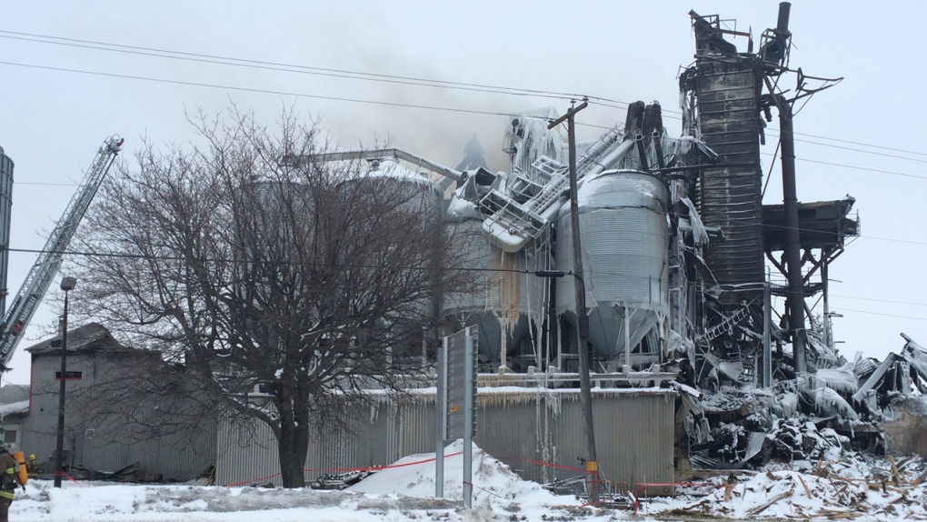Second fire destroys what's left of a mill