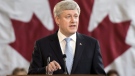 Prime Minister Stephen Harper speaks during a press conference in Toronto on Wednesday, March 4, 2015. (Darren Calabrese / THE CANADIAN PRESS)
