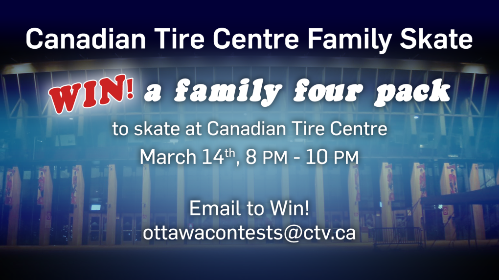 Canadian Tire Centre Family Skate!