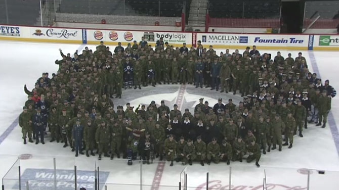 Winnipeg Jets Military Appreciation Night 