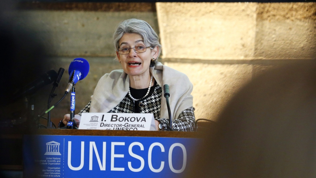 UNESCO director Irina Bokova in Paris