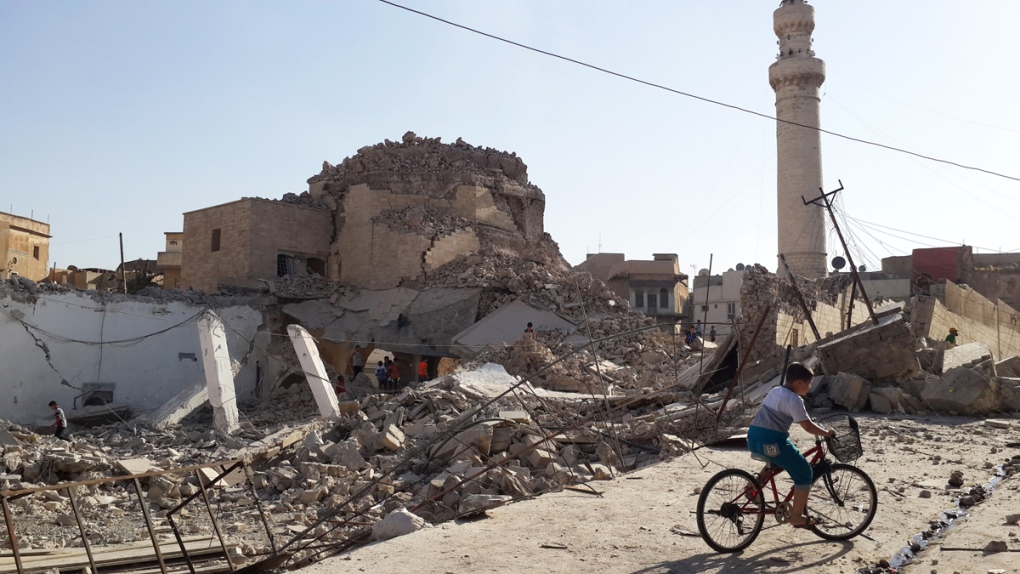Destroyed Mosque of The Prophet Jirjis in Mosul