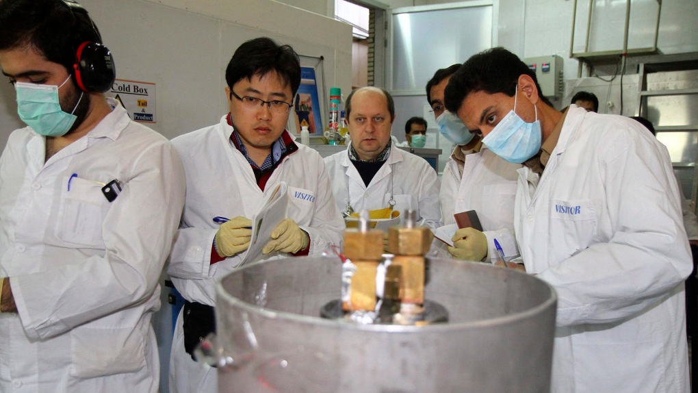 Nuclear inspectors in Iran