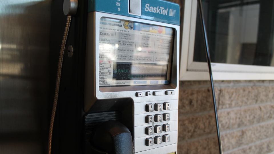 SaskTel payphone