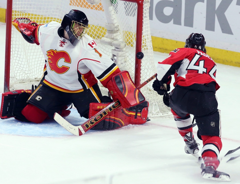 Calgary Flames' Jonas Hiller