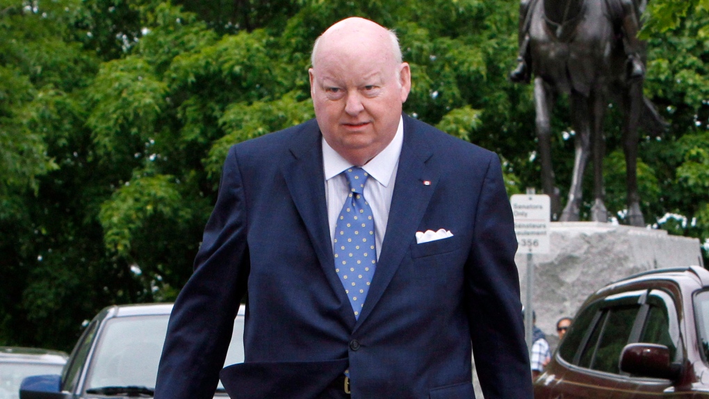 Sen. Mike Duffy, who recently mortgaged a house