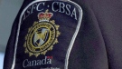A Canada Border Service Agency shoulder patch is seen in Ottawa on Thursday, Sept. 12, 2013. (The Canadian Press/Adrian Wyld)