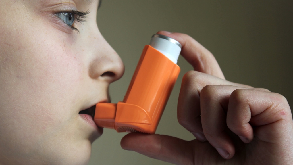 old style Asthma puffer