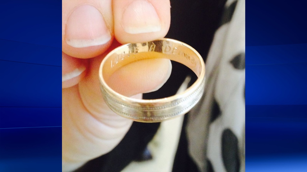 Pearson airport wedding ring 