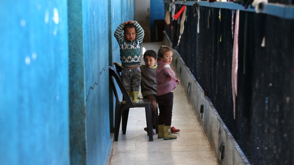 Syrian refugee children in Lebanon