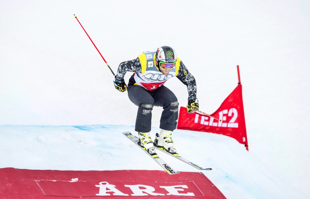 Brady Leman wins silver in ski-cross