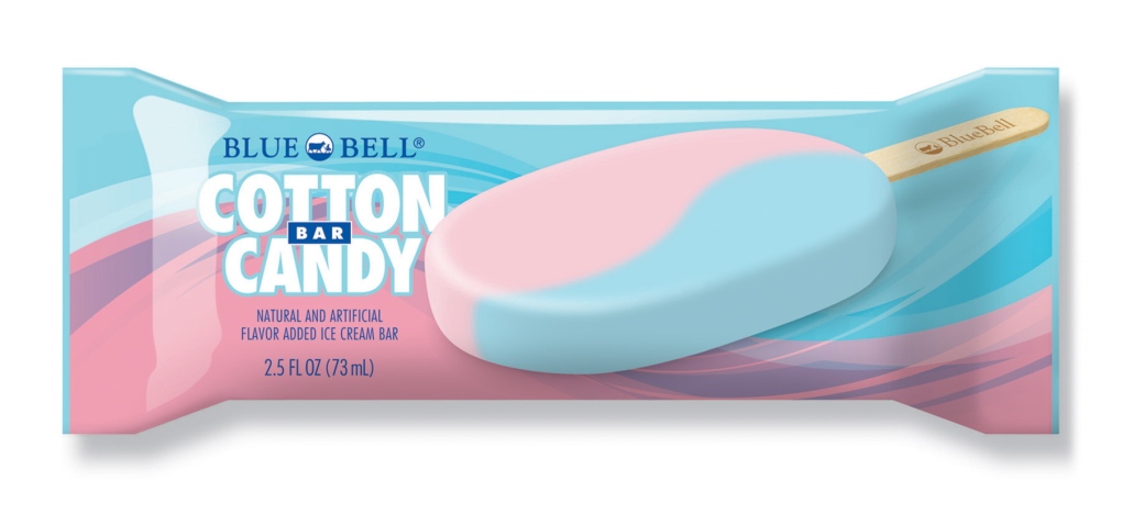 Blue Bell Cotton Candy Bar 