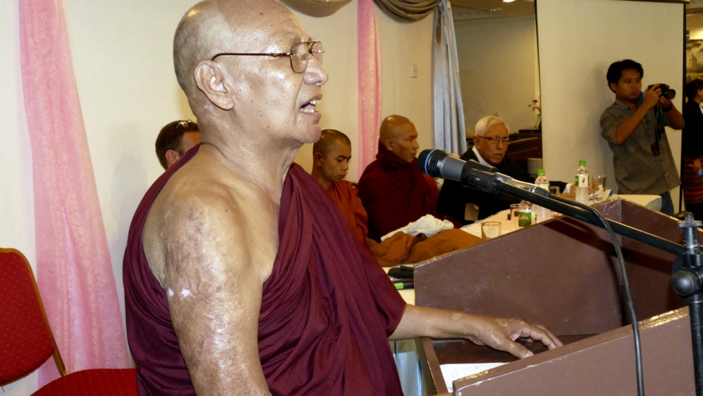Buddhist monk on Myanmar mine crackdown