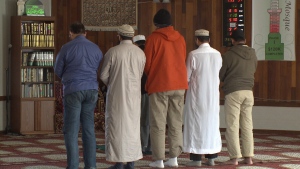 Afternoon prayers were held Monday for Saeed Warraich at the Madni Islamic Center and Mosque in Regina.