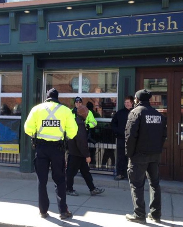 St. Patrick's day police