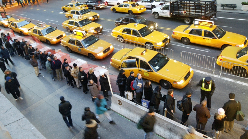 Uber cars outnumber cabs in New York
