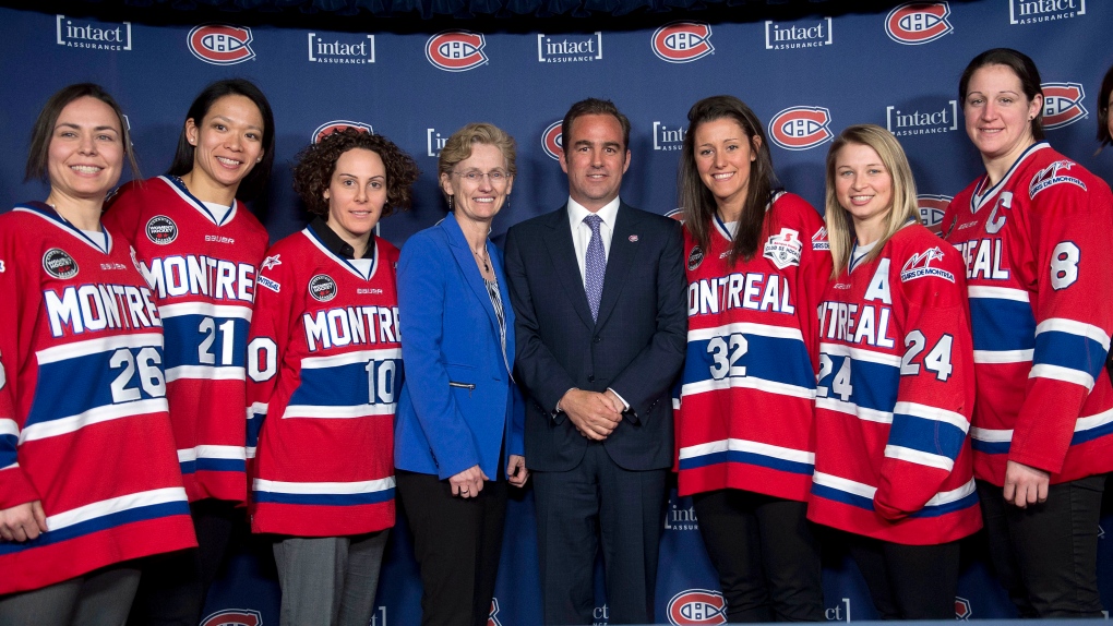 Montreal Canadiens and Montreal Stars players
