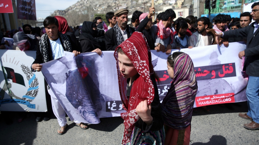 Hundreds demand justice for death of Afghan woman