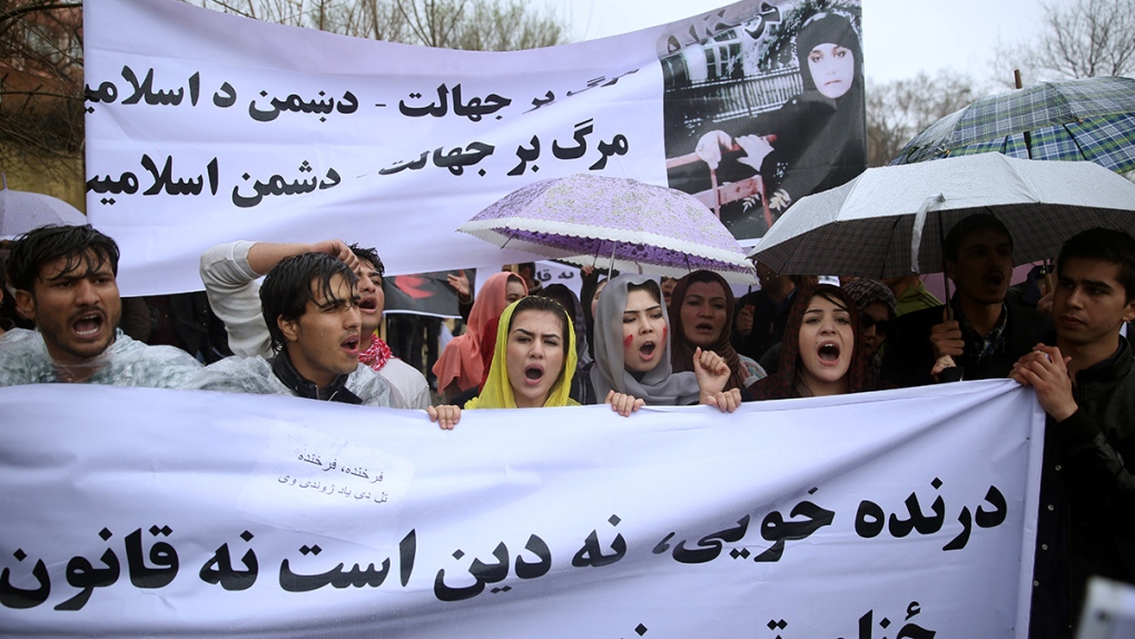 Mob killing protested in Kabul, Afghanistan