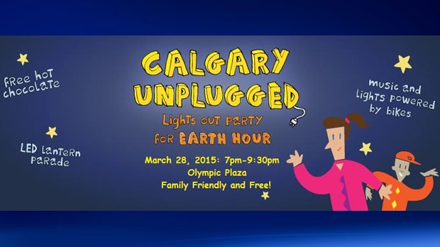 Earth Hour party - Calgary