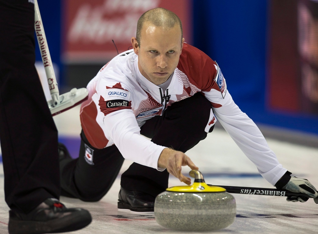 Simmons at world men's curling championship