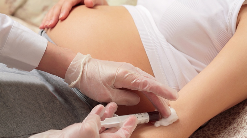 Blood test during pregnancy