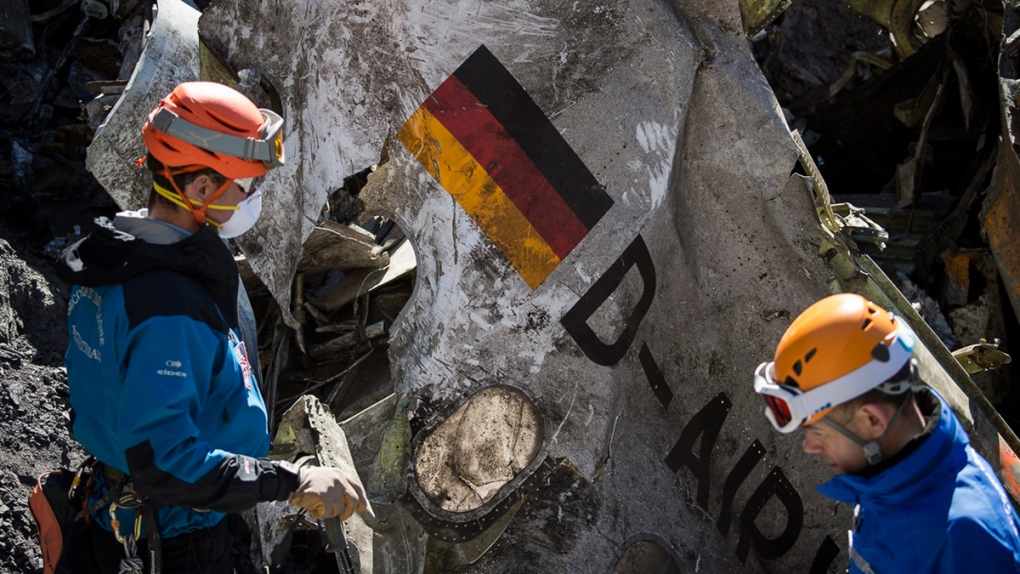 Debris from Germanwings crash