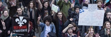 Students demonstrate against austerity in Quebec