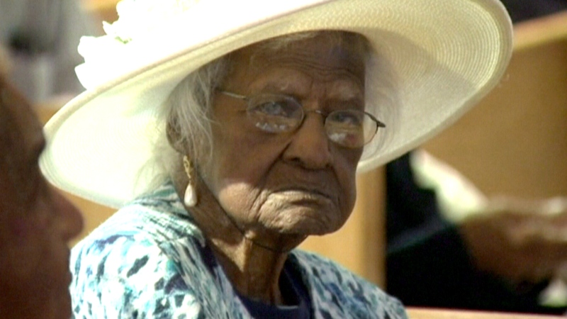 At 115 years old, Jeralean Talley of Michigan is now the oldest person in the world. She is pictured here at her 115th birthday party in May 2014.