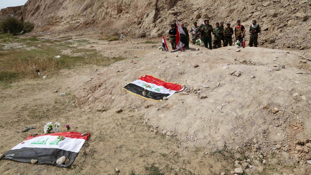 Suspected mass graves in Tikrit, Iraq