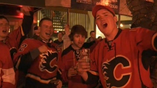 Flames fans cheer on Red Mile