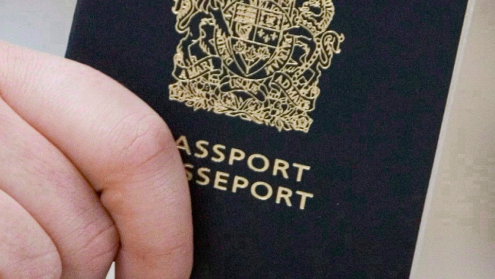 Holding a Canadian passport in Ottawa