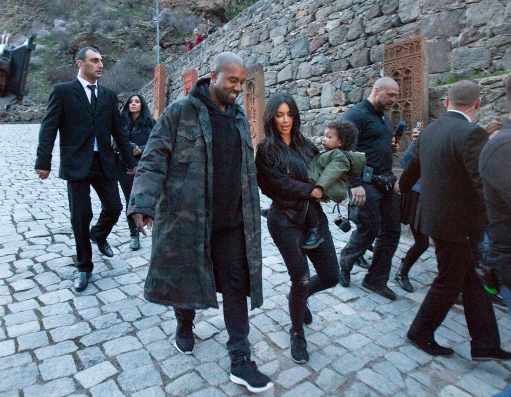 Kardashian-Wests head to Israel with North West in tow | CTV News
