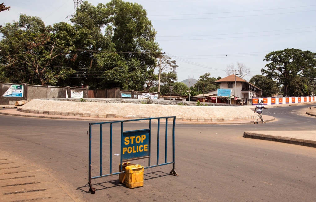 Closed Road in Sierra Leone