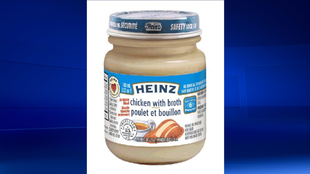 Heinz brand 'Chicken with Broth' baby food