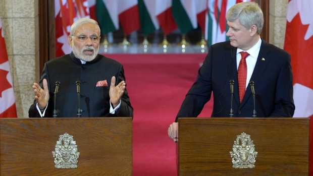 Indian Prime Minister Narendra Modi in Ottawa