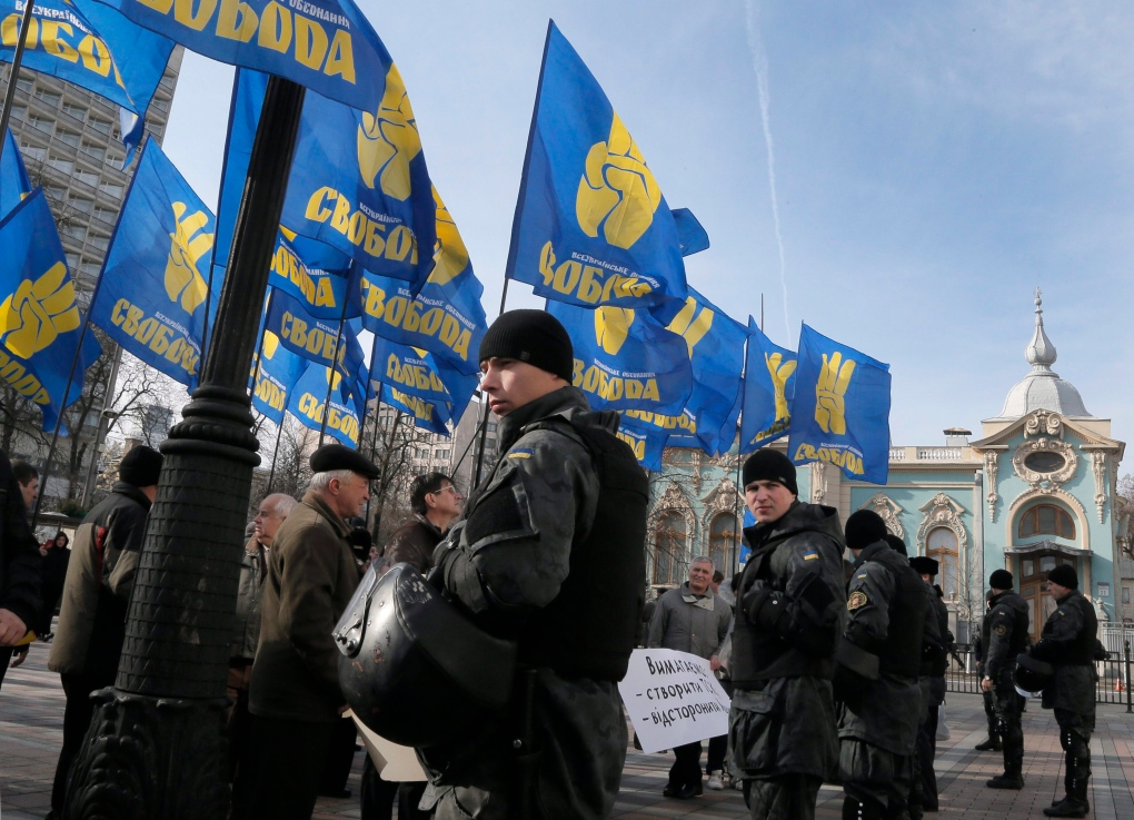 Protest in Kyiv, Ukraine