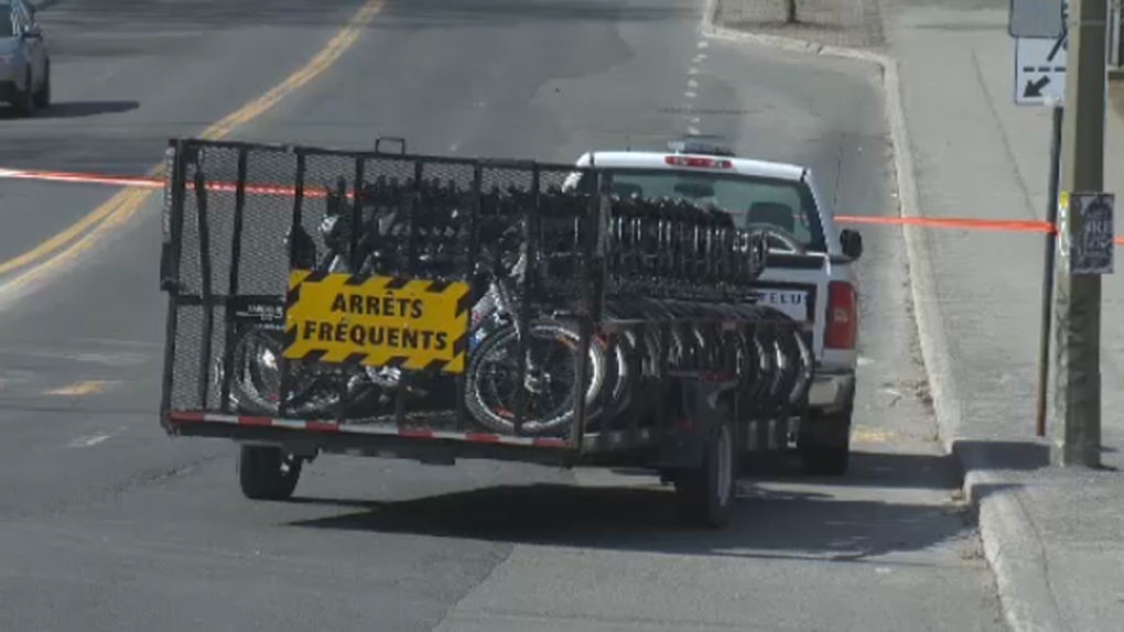 The driver of this Bixi truck