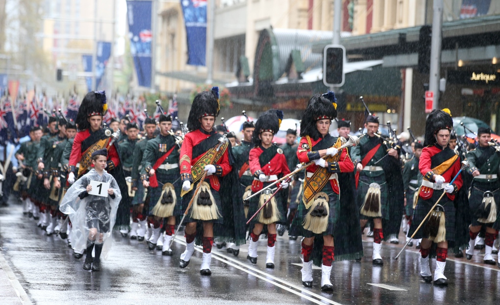 Australia veterans parade