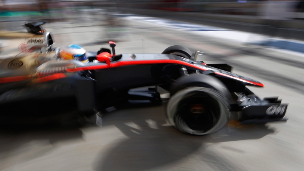 McLaren driver Fernando Alonso in Bahrain
