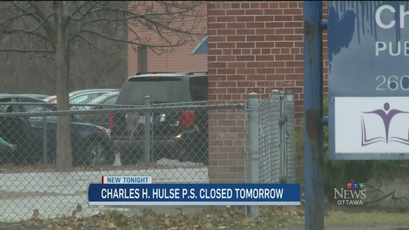 CTV Ottawa: School closed at Charles H Hulse
