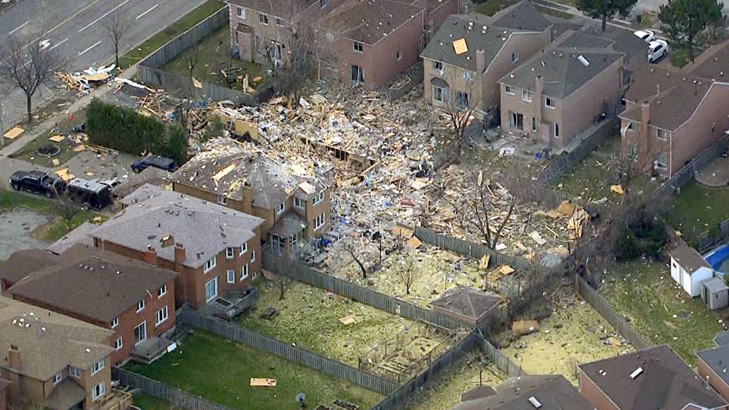 House explosion in Toronto